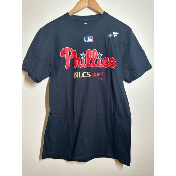 Fanatics Baseball Phillies NLCS Baseball Black T shirt Size Medium - Picture 1 of 3